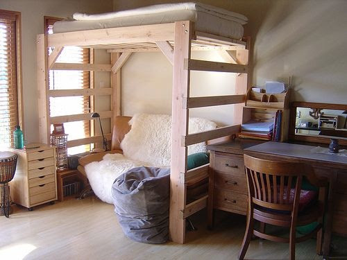DIY Project: How to Make a Loft Bed for Your Dorm Room ...