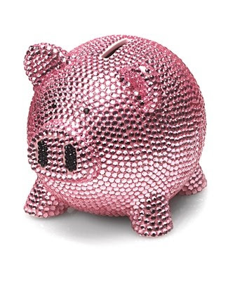 Trumpette Rhinestone Piggy Bank | Bloomingdale