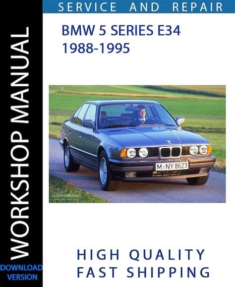 PDF Bmw 5 Series E34 Repair Manual