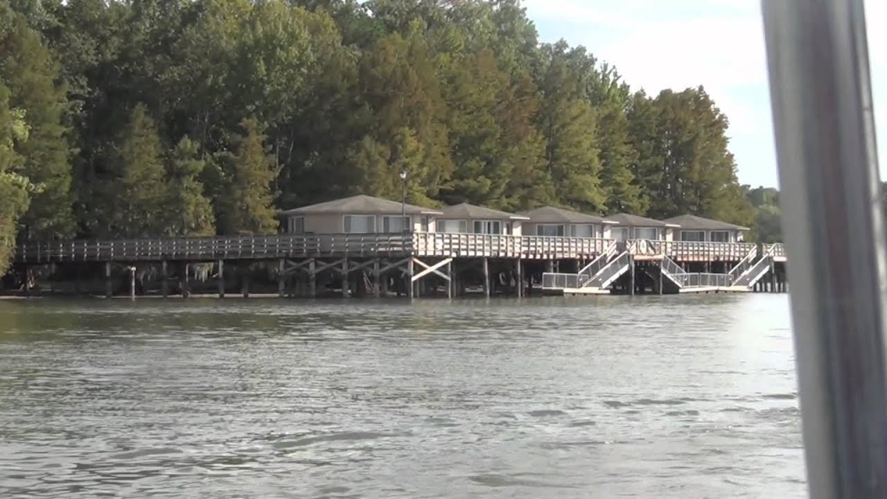 Santee State Park Pier Cabins - YouTube