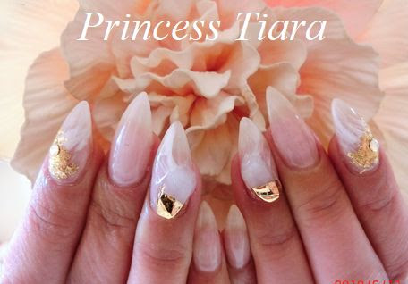 ホワイトマーブルネイル 豊田市のネイルサロン スクールprincess Tiara