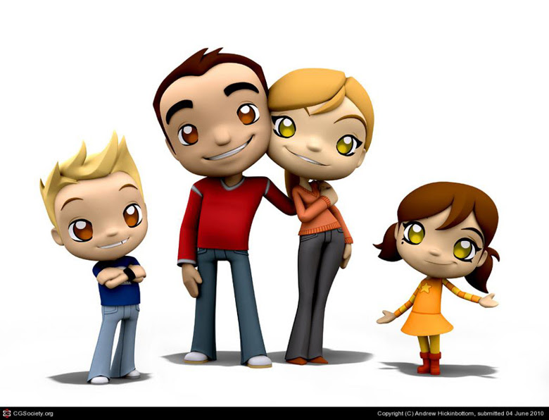 Gambar 3D Keluarga 48 cliparts Keluarga  Saya Clipart People 4570book info