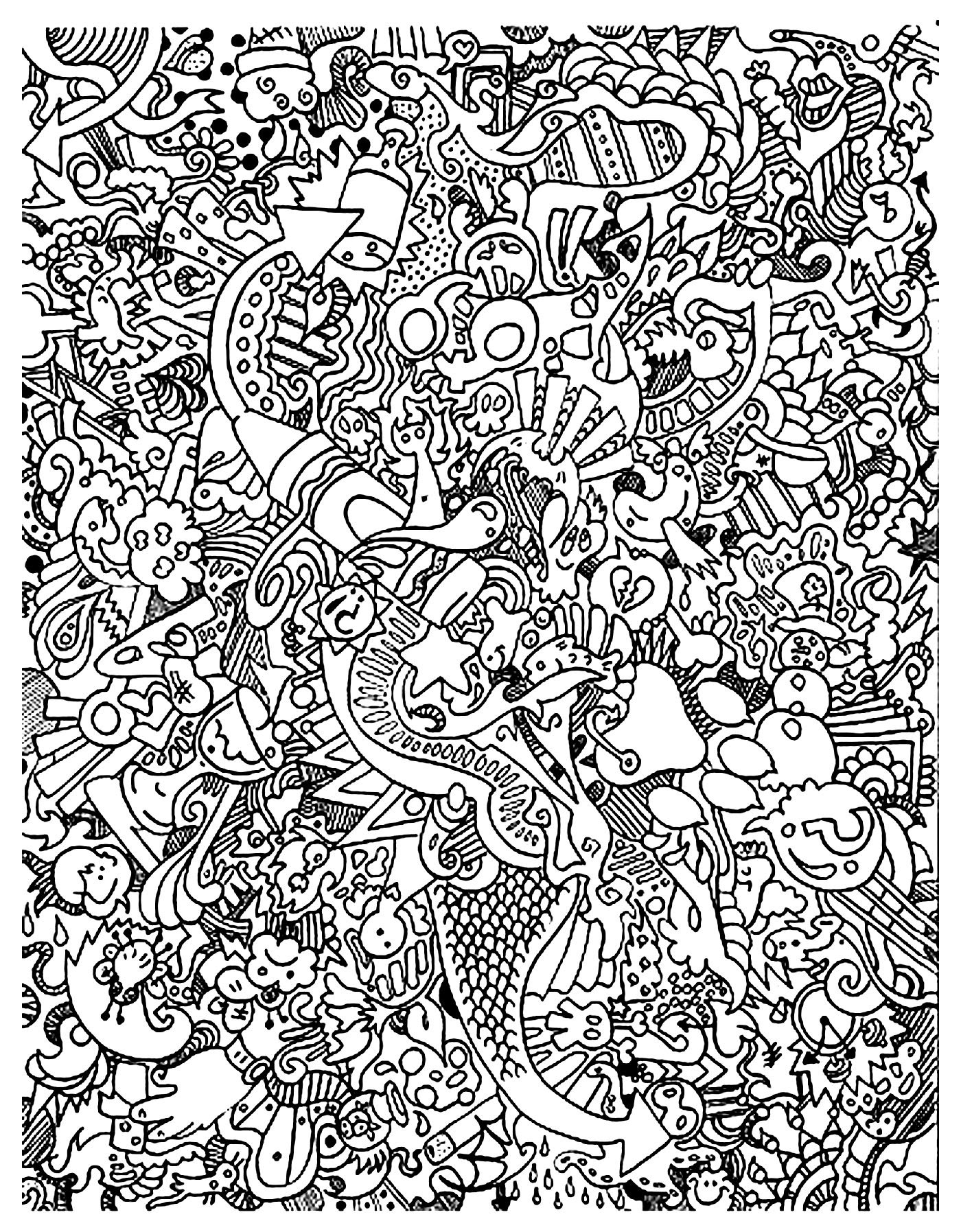 Download Doodle art doodling 18 - Doodle Art / Doodling Adult ...