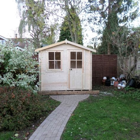 premier log cabin   glazed single door