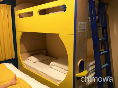 お泊まりディズニー 無料飲み放題 二段ベッドのお洒落なホテル ワンオペ育児を少しでもラクに 楽チン育児でたのしく暮らそう