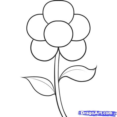 cartoon flowers images coloring home