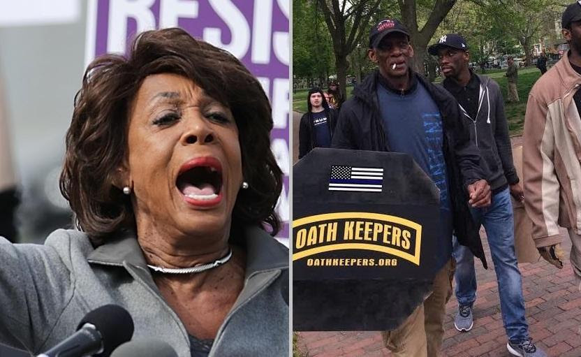 Image result for LAPD Warns Protesters They’ll Run Away As Maxine Waters Supporters Threaten Them With Pipes & Baseball Bats
