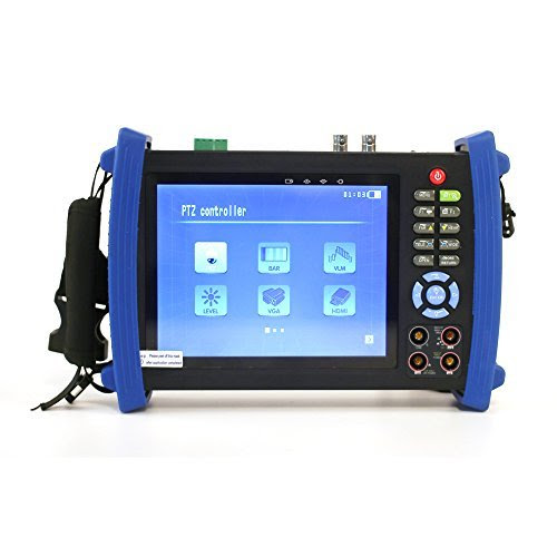 OnvianTech 7 Inch LCD VGA CCTV Camera Tester Input PTZ Tester Digital Multimeter HVT-3600M