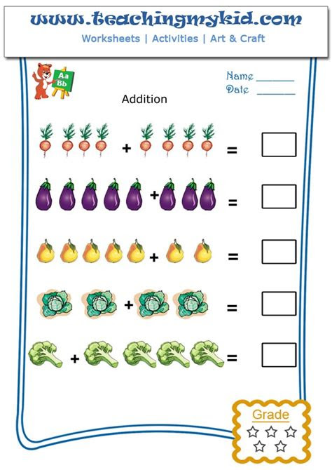 Webhere you will find a wide range of free printable kindergarten math worksheets, which will help your child learn to add and subtract up to 10. kindergarten addition worksheets pictorial addition 6