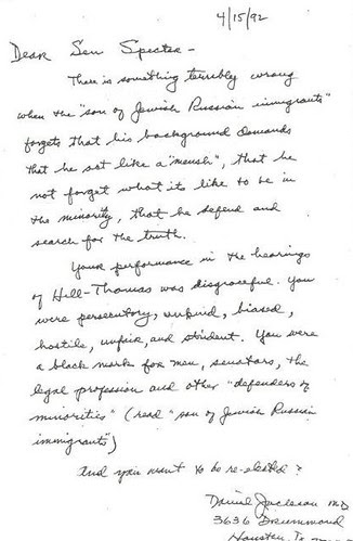 Spector letter response