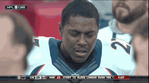 Knowshon Gets a Little Emotional During National Anthem