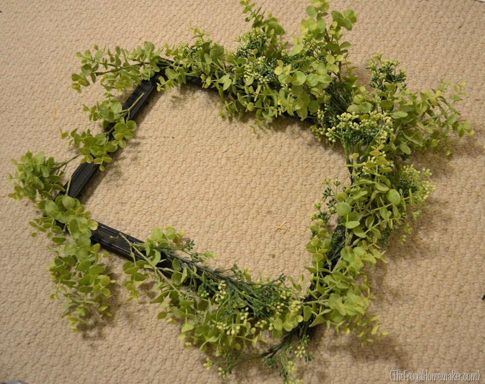 $3.00 Spring Green wreath + a fun invitation