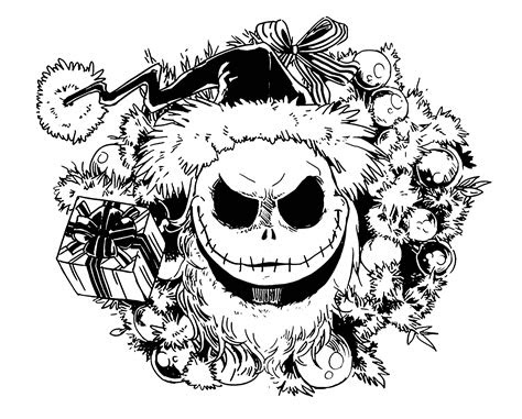 inesyfederico clases nightmare  christmas jack coloring pages