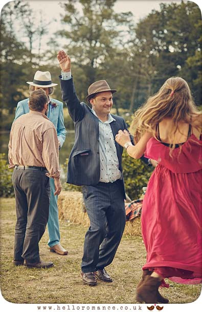Outdoor dancing at 2015 wedding in Essex - www.helloromance.co.uk