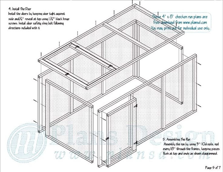 Free Chicken Run Plans | Chickens and things! | Pinterest