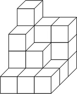 Math 積み重ねた立方体の表面積 働きアリ
