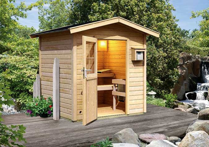 Die Gartensauna von Karibu