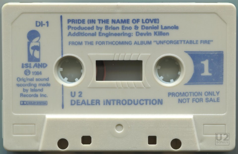 U2songs U2 Dealer Introduction Promotional Release