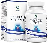 Thyroid Support Supplement - (Vegetarian) - natural blend of Vitamin B12, Iodine, Zinc, Selenium, Ashwagandha Root, Copper, Coleus Forskohlii & more - 30 Day Supply