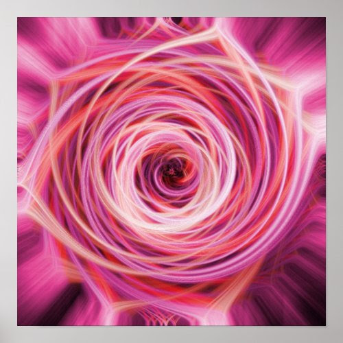 Light of a Rose print
