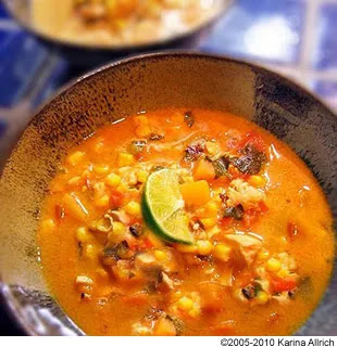 Picture of Roasted Corn Chowder with Chicken