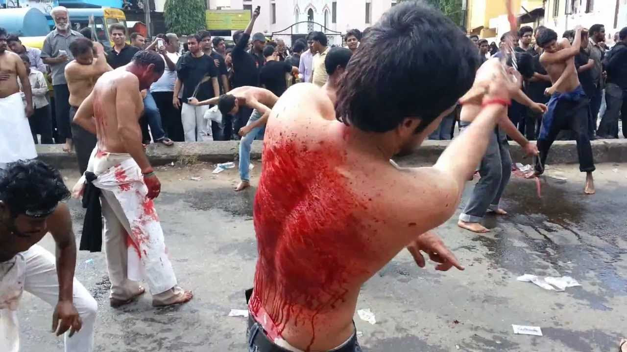 10th Muharram Ashura Bangalore 2013 Zanjeer Ka Matam - YouTube