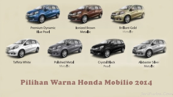 Tipe  Pilihan Warna Dan Harga Honda Mobilio 2015  Jeri Weblog