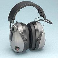 Elvex COM-655 Electronic Non-Foldable Ear Muffs with Impulse Filter & 3.5mm Audio Input Jack, 25 dB NRR, Weight: 12.8 oz.