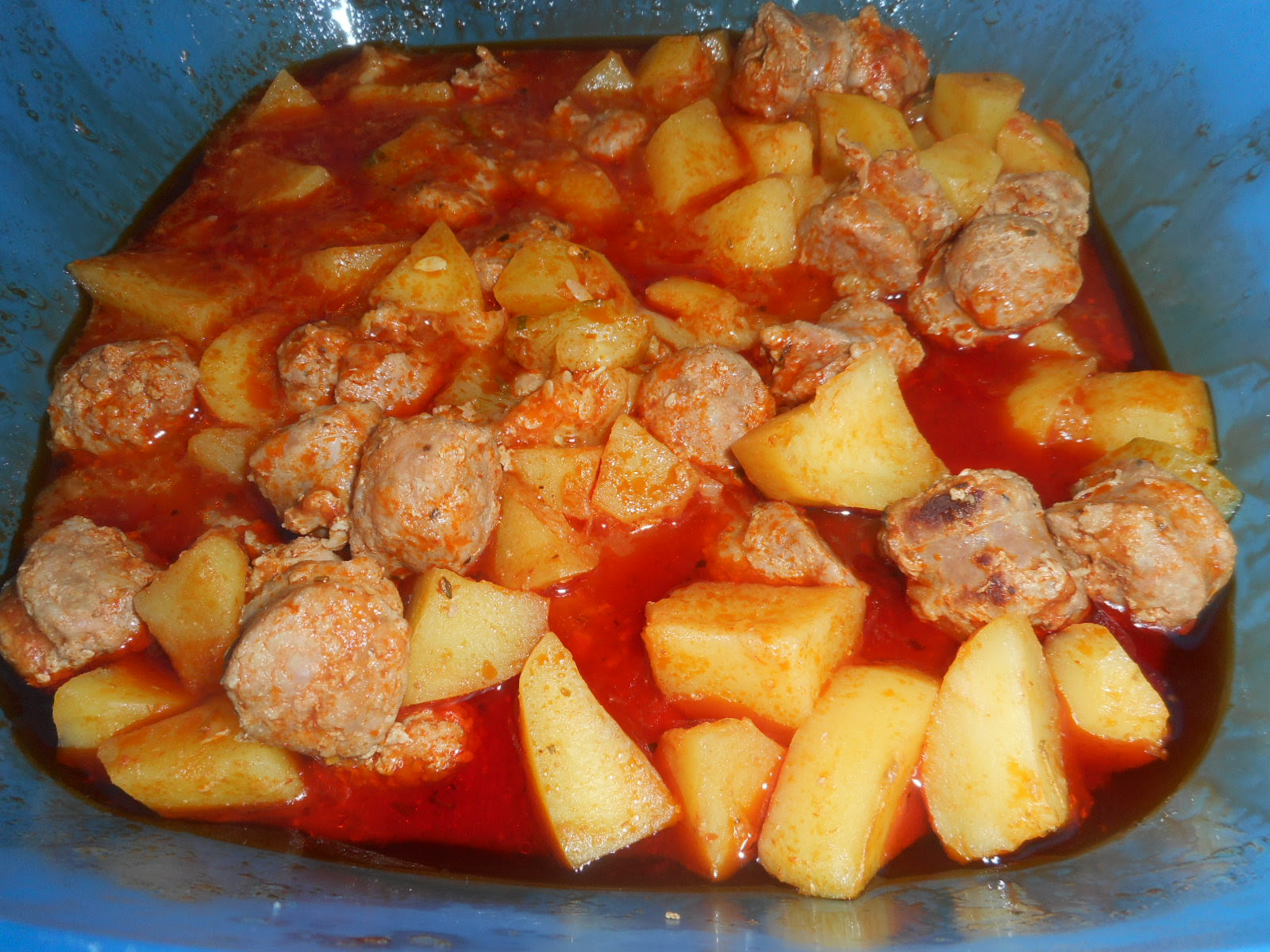 Saucisses Toulouse Pommes De Terre Et Courgettes Au Cookeo