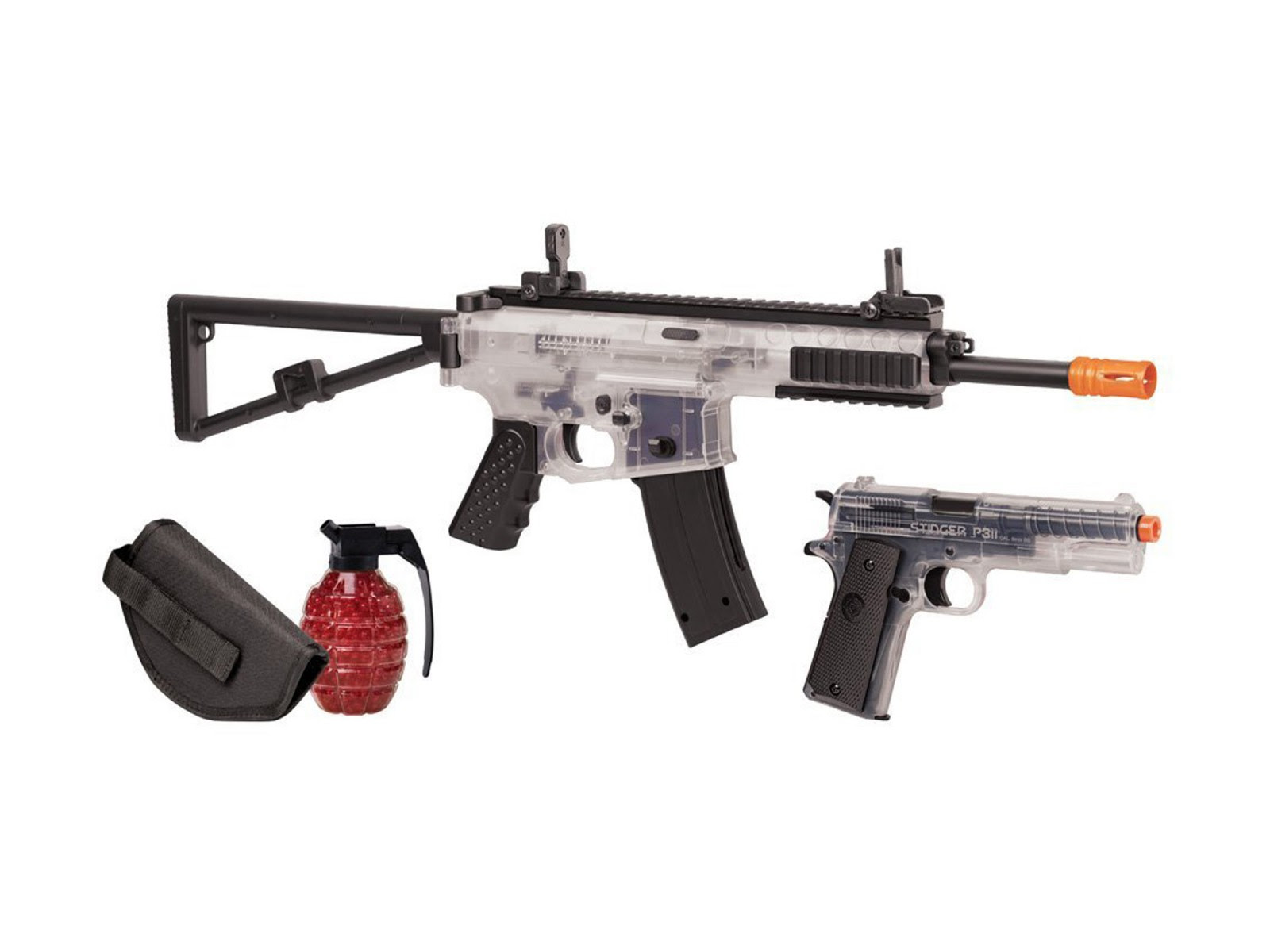 Crosman AREKTC Elite Commando Airsoft Rifle & Pistol Kit 6mm
