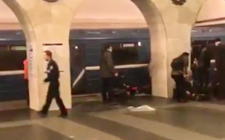 Κάμερες ασφαλείας κατέγραψαν τον φερόμενο δράστη στην Αγία Πετρούπολη
