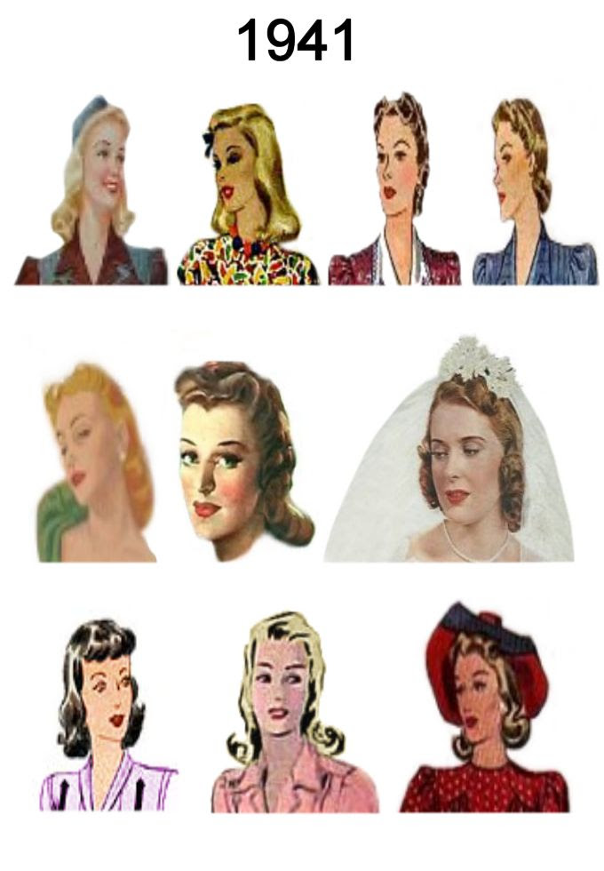 Top 1940s Women's Hairstyles 680 x 980 · 64 kB · jpeg