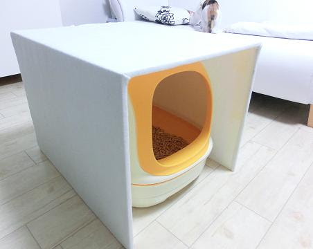 みけはちです 自作トイレカバー にゃんとも清潔トイレのカバー用