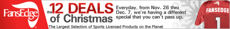 FansEdge 12 Deals of Christmas 