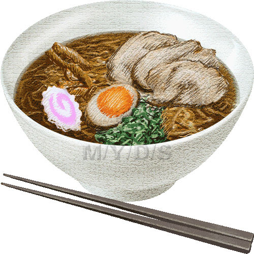 醤油ラーメンのイラスト 条件付フリー素材集