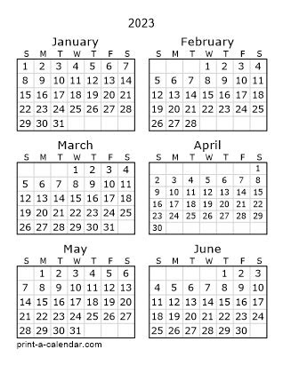 In the united states, calendars traditionally run sunday through saturday, so that is how we've set . download 2023 printable calendars