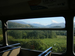 View from the bus