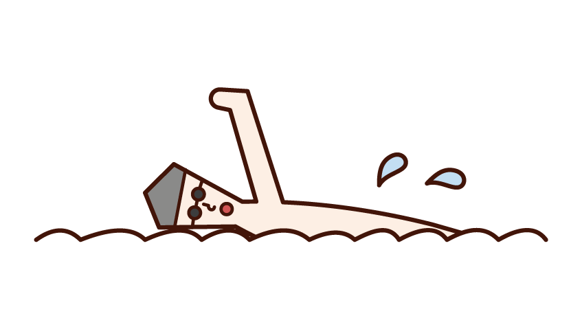 パラリンピックの水泳選手 男性 のイラスト フリーイラスト素材集 Kukukeke
