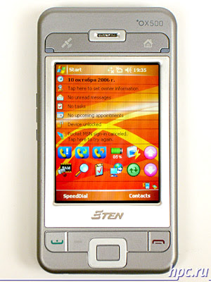 Overview of the Glofiish X500 communicator E-Ten