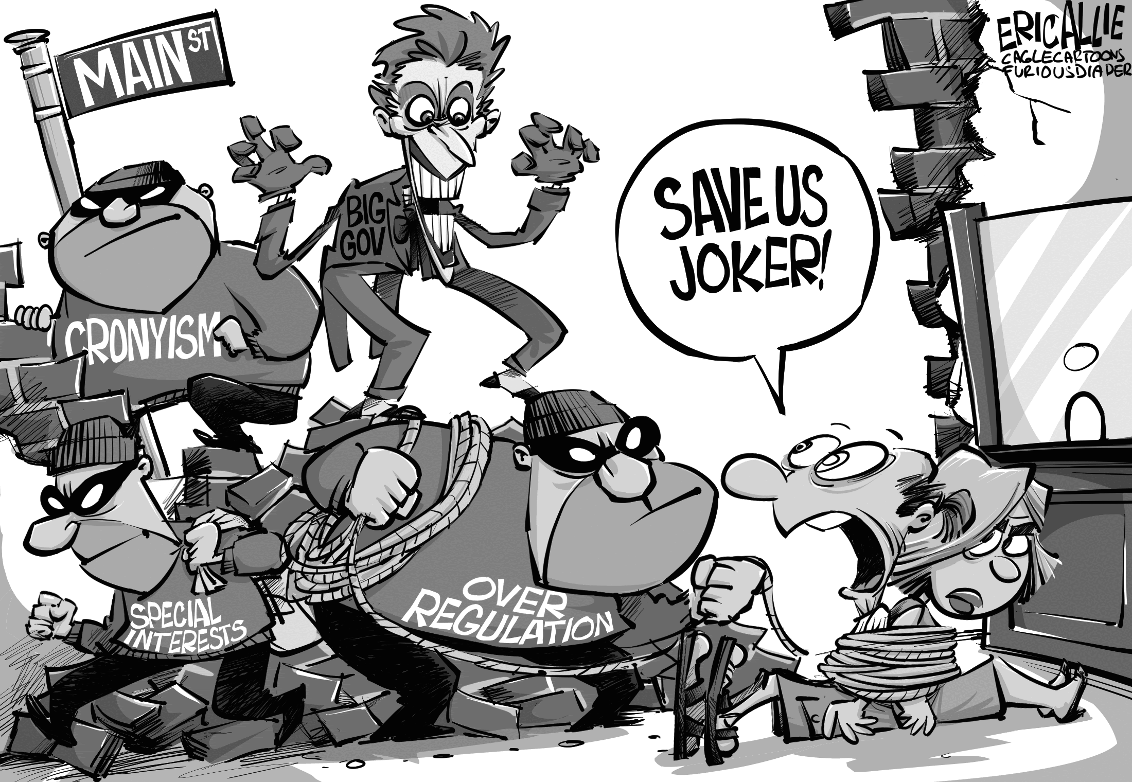 Cartoon by John  Darkow