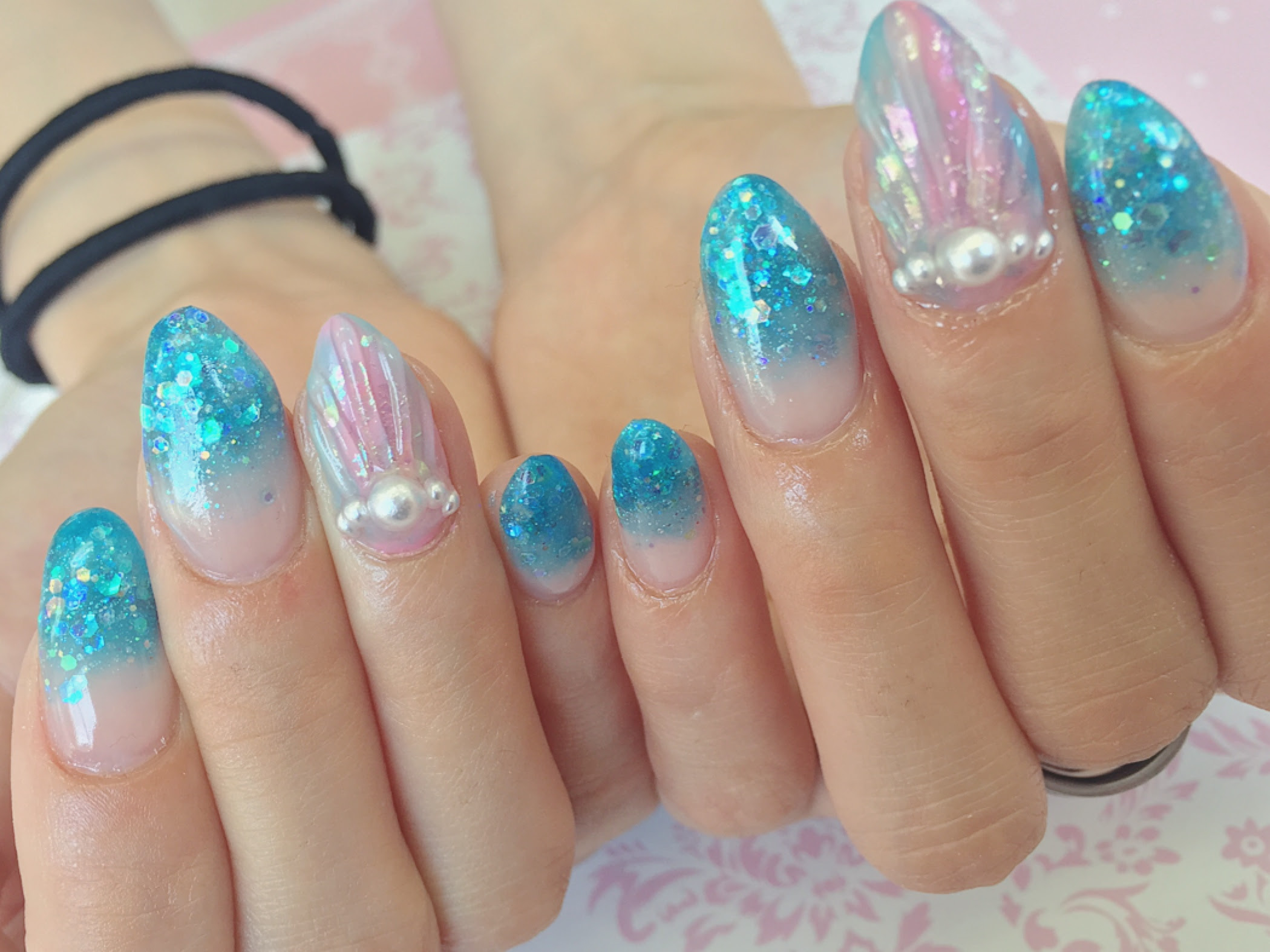 2017年夏 シンプルジェルネイル 北九州黒崎 小倉ネイルサロン