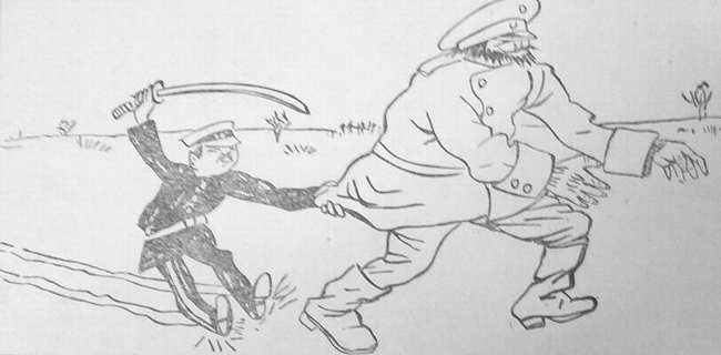 日露戦争写真画報 絵画