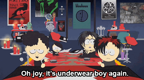 The Goth Kids South Park Gif Wifflegif