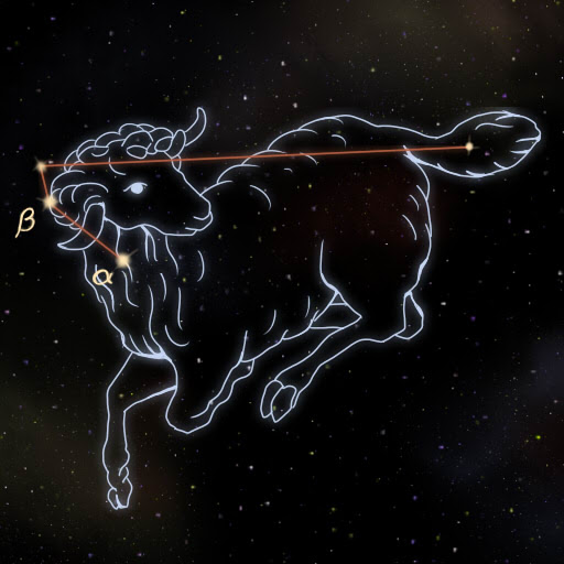 Star Chart おひつじ座