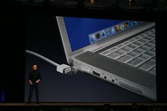 MacBook Pro MagSafe connector - Macworld keynote January 2006