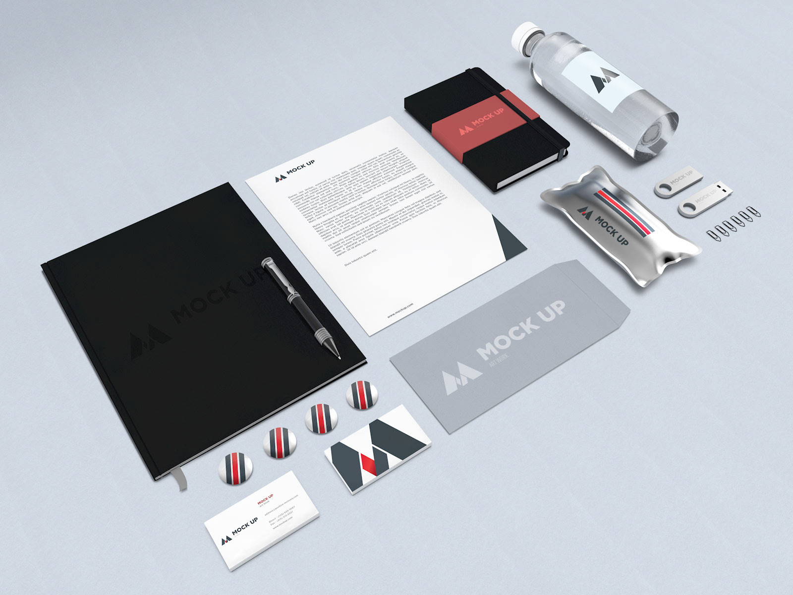 Download Free Branding / Corporate Identity Mockup PSD - Good Mockups
