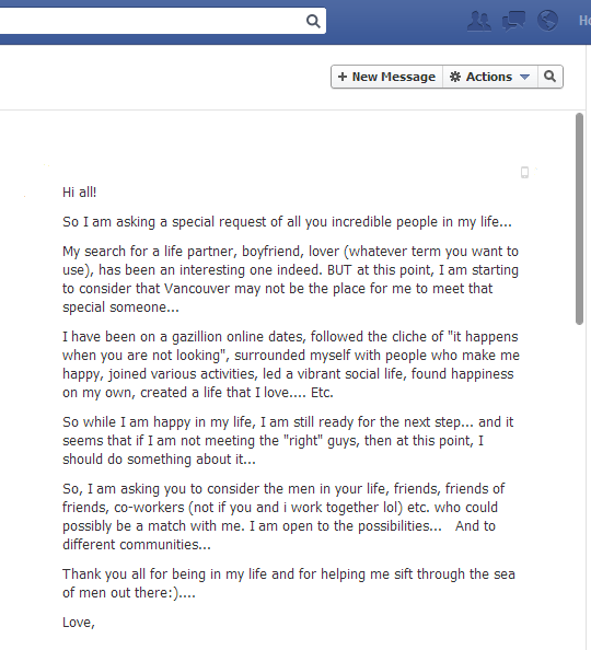 The Email you Need to Send if You're Single - The Latest Catch
