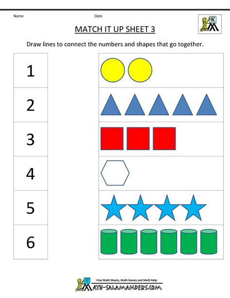  kindergarten worksheets printable math