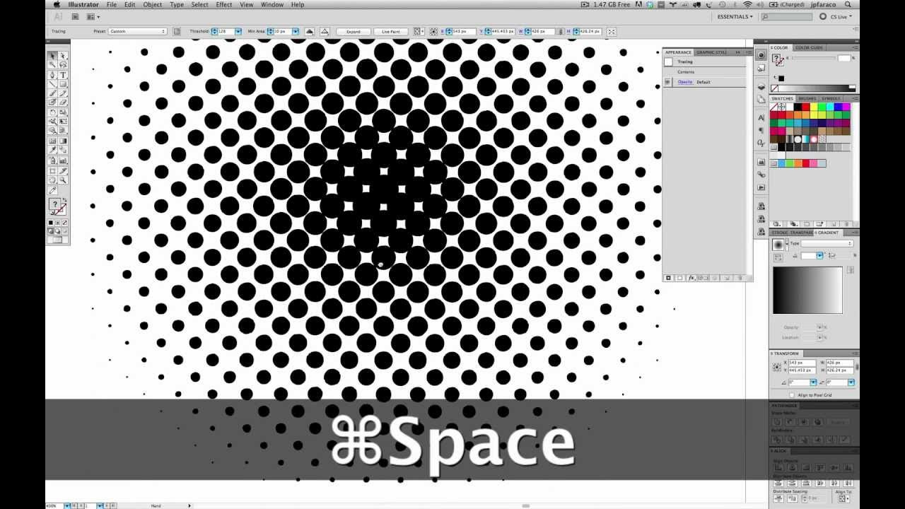Download Illustrator Tutorial - Vector Halftone Effect - YouTube