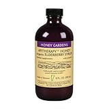 Honey Gardens Organic Elderberry Syrup, 8-Ounces Glass Bottle